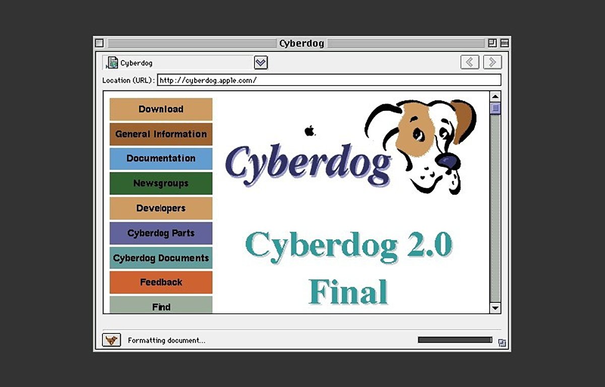 Cyberdog, od společnosti Apple kolem roku 1996.