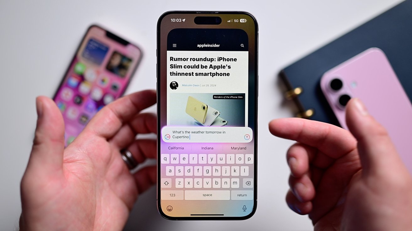 Nyní můžete psát do Siri, která otevře klávesnici ze spodní části obrazovky